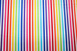 Preview: Designer- Baumwollstoff Be Colourful White Rainbow (10 cm)
